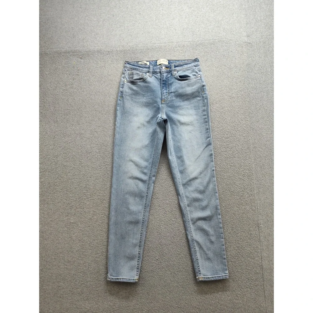 Universal‎ Thread Women Jean 6R Blue Denim Skinny Ankle High Waist Light Wash